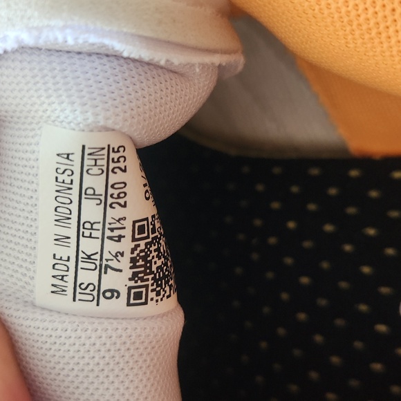 ADIDAS GRAND COURT ALPHA Womens Shoes Sneakers size 9 White Flash Orange - Picture 9 of 9